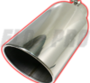 Flo-Pro 4" Rolled Angle, Stainless Steel Bolt/Clamp On Exhaust Tips