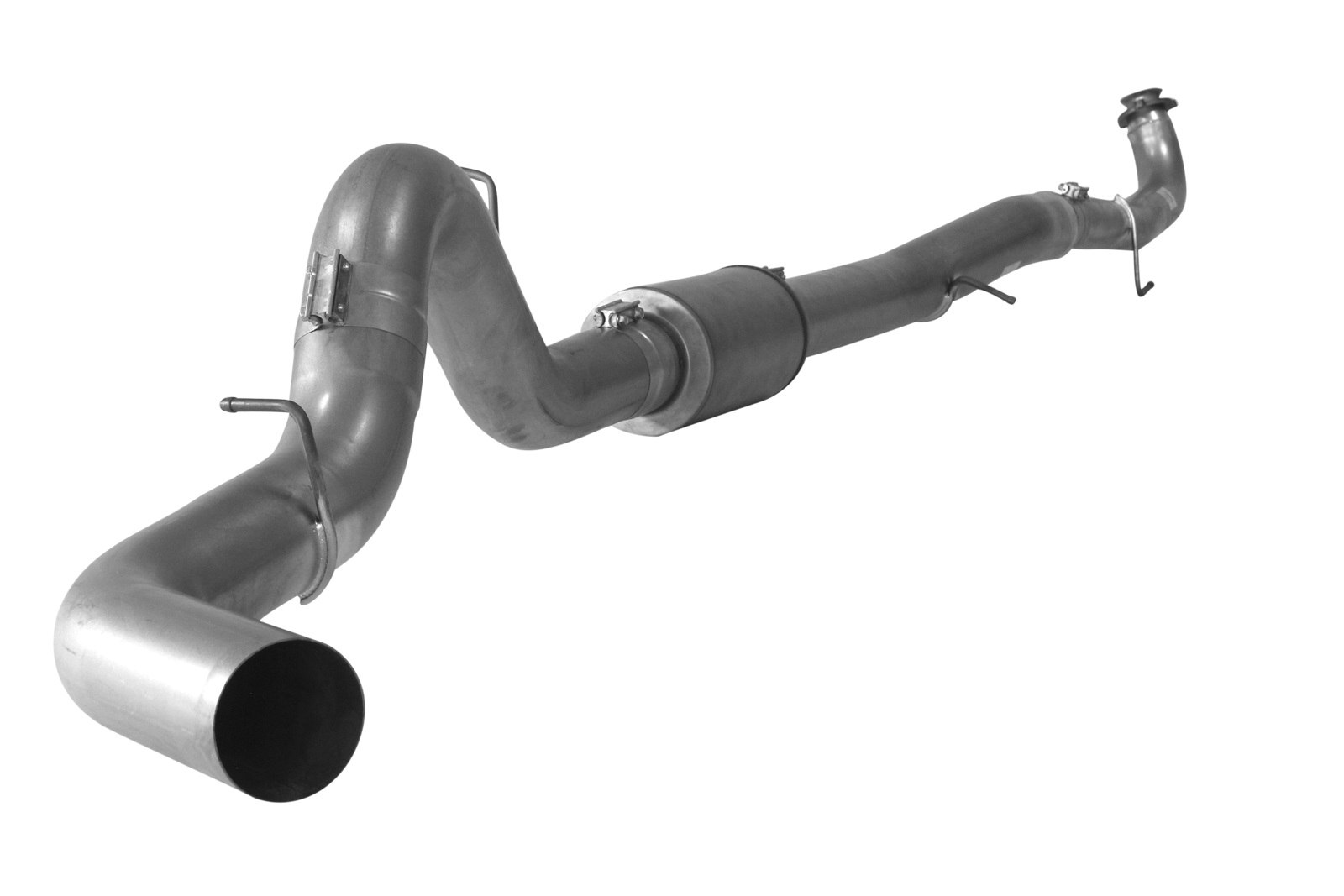 Flo Pro SS671, 2015.5-2016, Duramax, 5" Stainless Exhaust System With